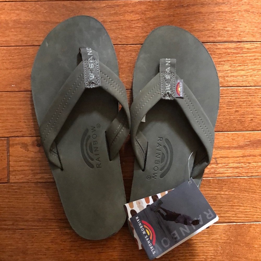 Rainbow Flip Flops
